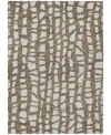 Addison Chantille Machine Washable Acn754 2'6"x3'10" Area Rug In Brown