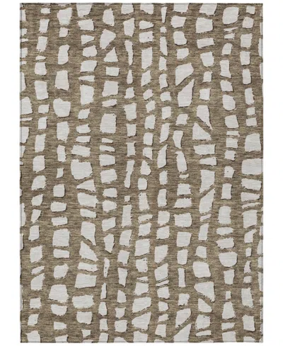 Addison Chantille Acn754 5'x7'6" Area Rug In Brown