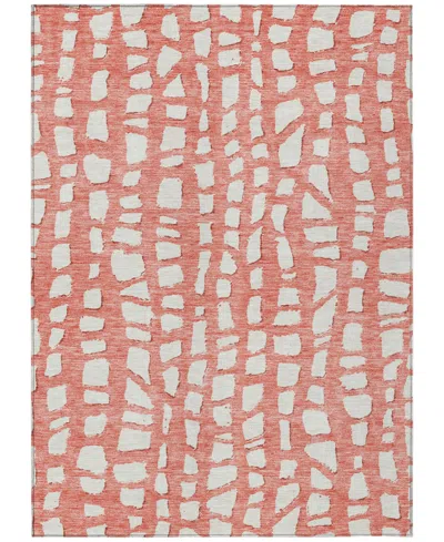 Addison Chantille Acn754 9'x12' Area Rug In Salmon