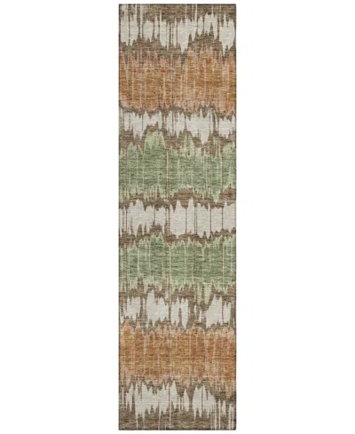 Addison Chantille Acn755 2'3"x7'6" Runner Area Rug In Chocolate