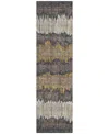 Addison Chantille Acn755 2'3"x7'6" Runner Area Rug In Cocoa