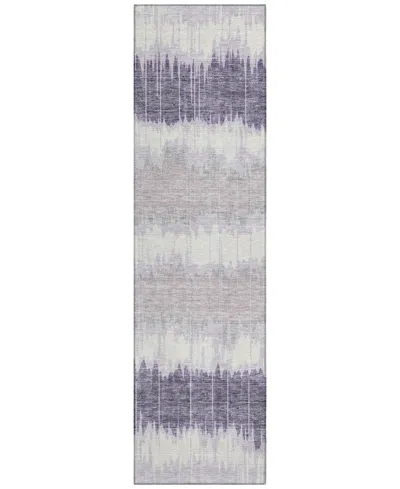 Addison Chantille Acn755 2'3"x7'6" Runner Area Rug In Lavender