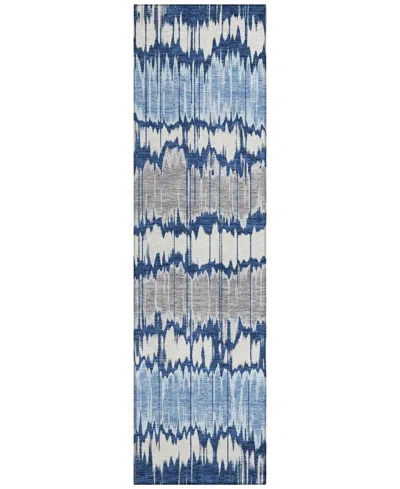 Addison Chantille Acn755 2'3"x7'6" Runner Area Rug In Navy
