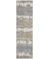 Addison Chantille Acn755 2'3"x7'6" Runner Area Rug In Taupe