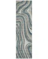 Addison Chantille Acn756 2'3"x7'6" Runner Area Rug In Teal
