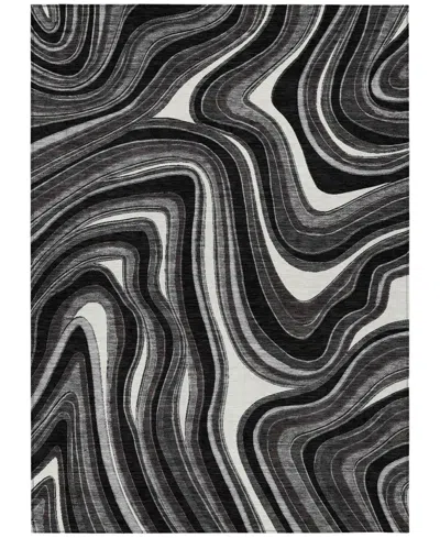 Addison Chantille Machine Washable Acn756 8'x10' Area Rug In Black