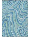 Addison Chantille Machine Washable Acn756 8'x10' Area Rug In Blue