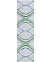 Addison Chantille Acn757 2'3"x7'6" Runner Area Rug In Mist