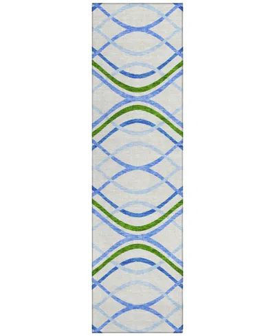 Addison Chantille Acn757 2'3"x7'6" Runner Area Rug In Mist