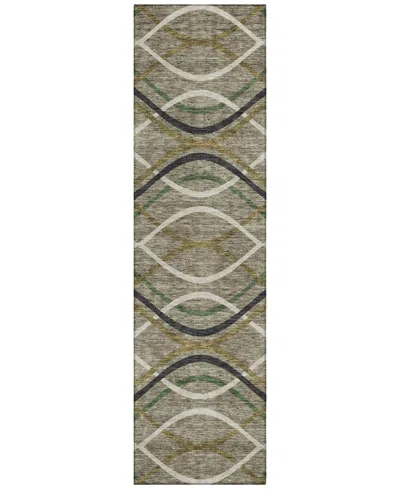 Addison Chantille Acn757 2'3"x7'6" Runner Area Rug In Taupe