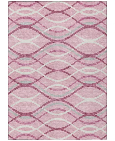 Addison Chantille Acn757 5'x7'6" Area Rug In Pink
