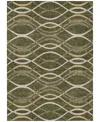 Addison Chantille Machine Washable Acn757 8'x10' Area Rug In Olive