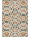 Addison Chantille Acn757 8'x10' Area Rug In Orange