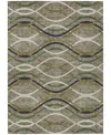 Addison Chantille Machine Washable Acn757 8'x10' Area Rug In Taupe