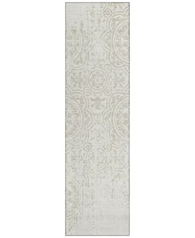 Addison Chantille Acn758 2'3"x7'6" Runner Area Rug In Ivory