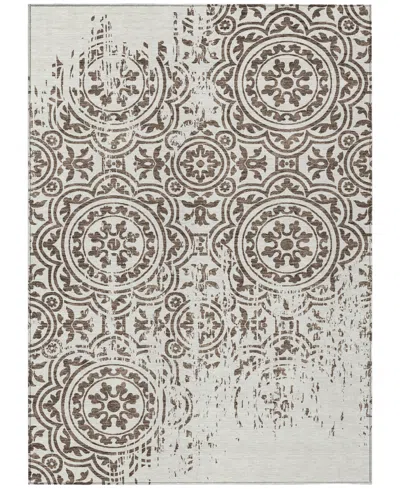 Addison Chantille Acn758 2'6"x3'10" Area Rug In Chocolate