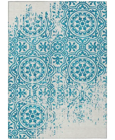 Addison Chantille Acn758 5'x7'6" Area Rug In Teal