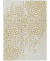 Addison Chantille Machine Washable Acn758 8'x10' Area Rug In Gold