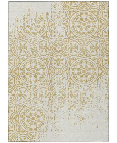 Addison Chantille Acn758 8'x10' Area Rug In Gold