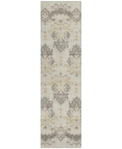 Addison Chantille Acn759 2'3"x7'6" Runner Area Rug In Beige