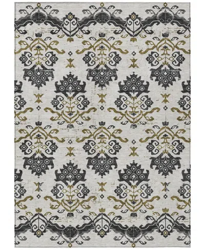 Addison Chantille Acn759 5'x7'6" Area Rug In Black