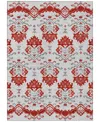 Addison Chantille Acn759 2'6"x3'10" Area Rug In Red