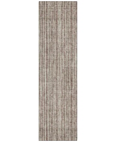 Addison Chantille Acn760 2'3"x7'6" Runner Area Rug In Brown