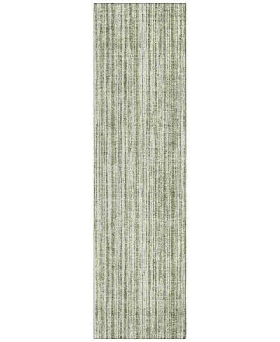 Addison Chantille Acn760 2'3"x7'6" Runner Area Rug In Green