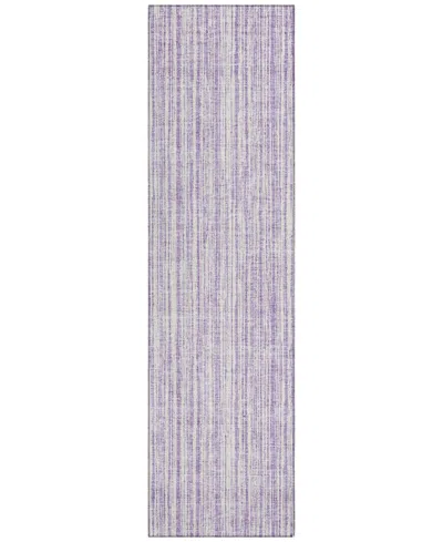 Addison Chantille Acn760 2'3"x7'6" Runner Area Rug In Lavender