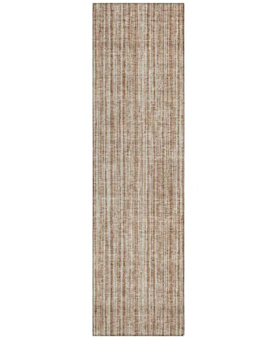 Addison Chantille Acn760 2'3"x7'6" Runner Area Rug In Paprika