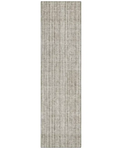 Addison Chantille Acn760 2'3"x7'6" Runner Area Rug In Taupe