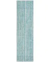 Addison Chantille Acn760 2'3"x7'6" Runner Area Rug In Teal