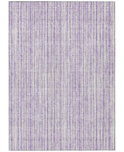 Addison Chantille Acn760 5'x7'6" Area Rug In Lavender