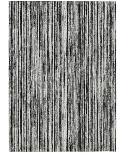 Addison Chantille Machine Washable Acn760 8'x10' Area Rug In Black
