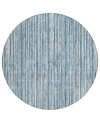 Addison Chantille Acn760 8'x8' Round Area Rug In Blue