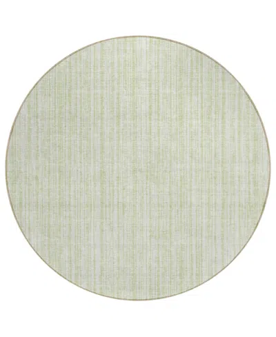Addison Chantille Acn760 8'x8' Round Area Rug In Mint