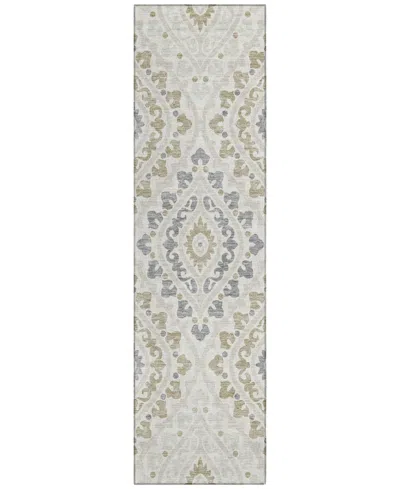 Addison Chantille Acn761 2'3"x7'6" Runner Area Rug In Ivory