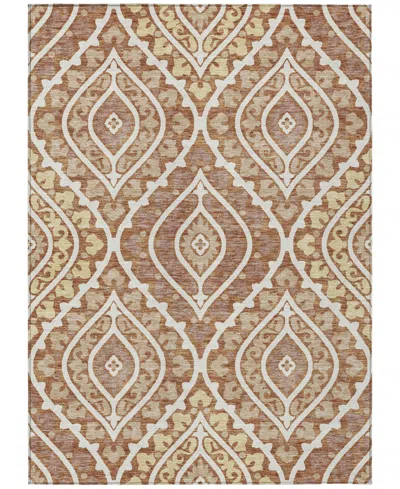 Addison Chantille Acn761 2'6"x3'10" Area Rug In Paprika