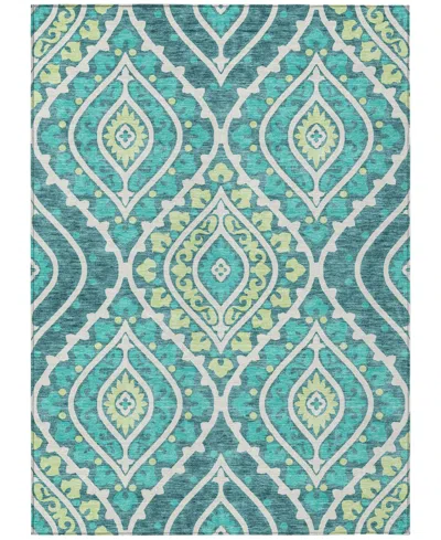 Addison Chantille Acn761 5'x7'6" Area Rug In Teal