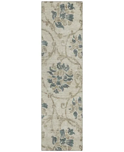 Addison Chantille Acn762 2'3"x7'6" Runner Area Rug In Beige