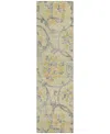 Addison Chantille Acn762 2'3"x7'6" Runner Area Rug In Gold