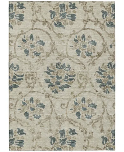 Addison Chantille Acn762 5'x7'6" Area Rug In Beige