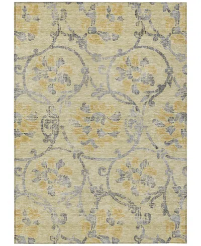 Addison Chantille Acn762 5'x7'6" Area Rug In Gold