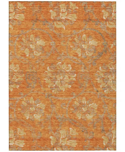 Addison Chantille Acn762 8'x10' Area Rug In Orange