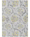 Addison Chantille Machine Washable Acn762 8'x10' Area Rug In Silver