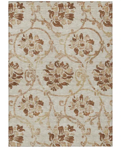 Addison Chantille Acn762 8'x10' Area Rug In Terracotta