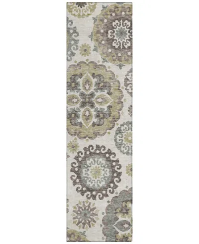 Addison Chantille Acn763 2'3"x7'6" Runner Area Rug In Beige