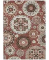 Addison Chantille Machine Washable Acn763 8'x10' Area Rug In Paprika