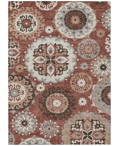 Addison Chantille Acn763 8'x10' Area Rug In Paprika