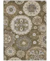 Addison Chantille Machine Washable Acn763 9'x12' Area Rug In Brown